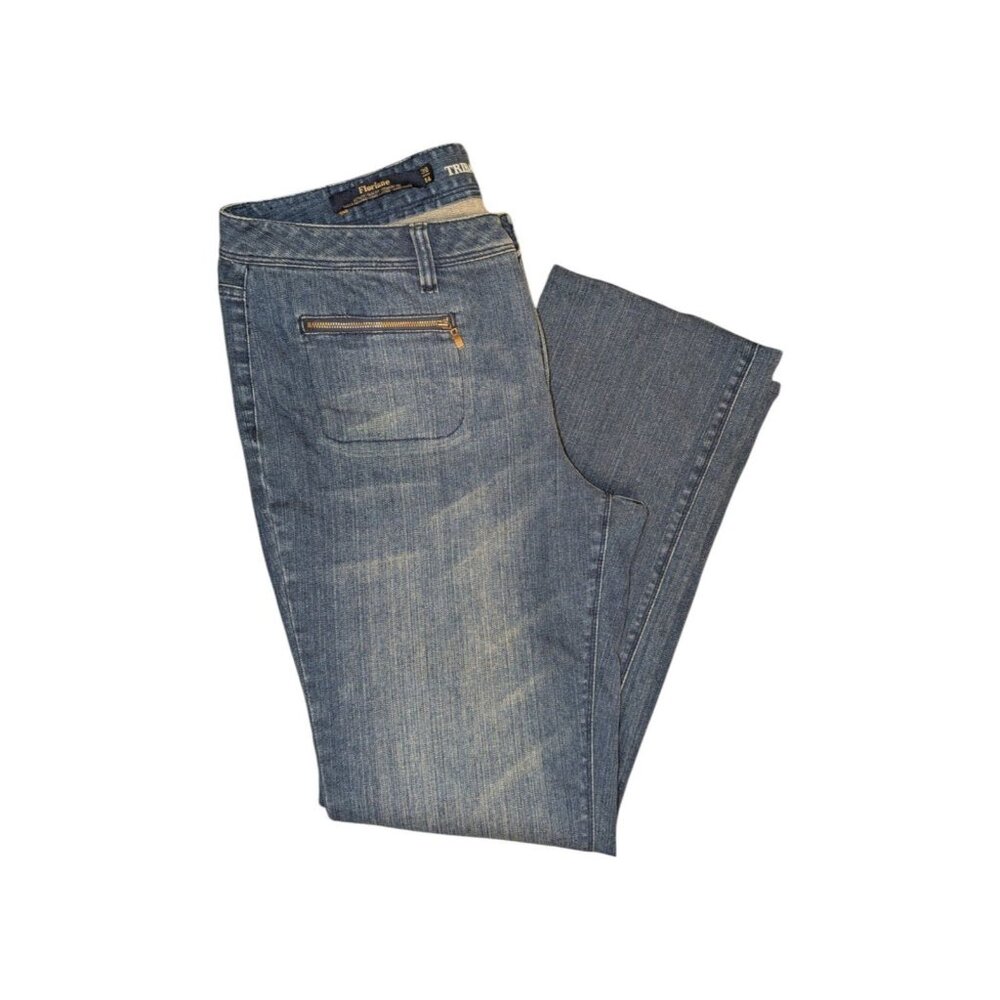 Tribal Denime Floriane 32/14 Denim Jeans Women's Slim Fit Straight Leg 36x30